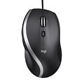 Logitech M500s Advanced | Bekabelde Muis | Rechtshandig | USB-A | 4000 DPI | Zwart/Zilver