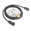 ACT AC7477 | USB 3.2 Gen 2 Kabel | USB-C (haaks boven/beneden) naar USB-C (haaks boven/beneden) | 60W | 10Gbps | 1m | Zwart