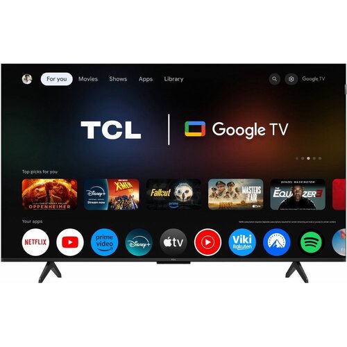 TCL 50P71K | 50" 4K Ultra HD QLED Smart TV | Google TV | Dolby Vision | 60Hz (2025) | OPEN BOX (refurbished)