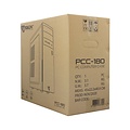 SBOX PCC-180 | Midi Tower Case | Zwart | Geen PSU