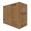 White Shark SBOX PCC-500W | Micro Tower Case | Wit | Geen PSU