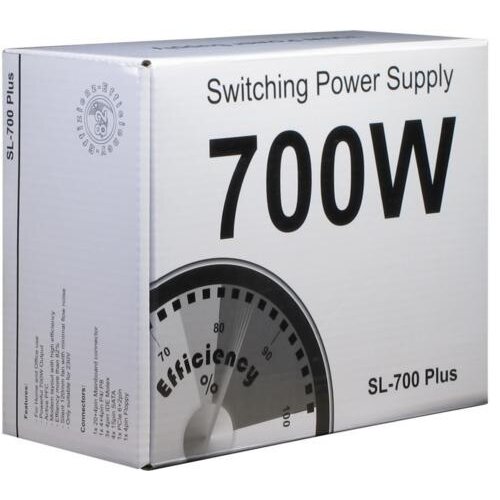 Inter-Tech SL-700 | 700 Watt ATX PSU | Power Supply | Voeding