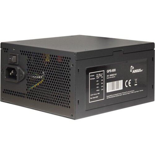 Inter-Tech Argus GPS-600 | 600 Watt Gold ATX PSU | Power Supply | Voeding