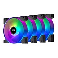 Azza Hurricane II RGB 4 Pack | 120mm Case Fans