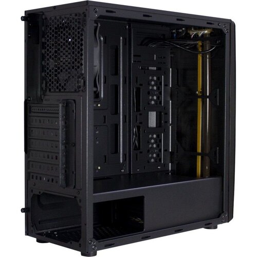 Inter-Tech Thunder Blue Light | Midi Tower Case | Zwart | RENEWED (refurbished)