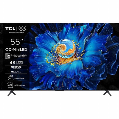 TCL 55C6KS | 55" 4K Ultra HD QD-Mini LED Smart TV | Google TV | Dolby Vision | 120Hz (2025)
