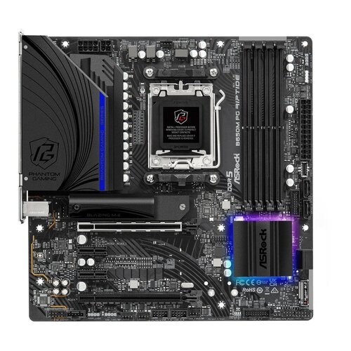 Asrock B650M PG Riptide | Socket AM5 | AMD B650 | 4xDDR5 | Micro-ATX | Moederbord | Renewed (refurbished)