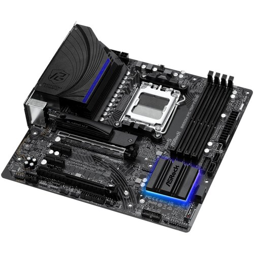 Asrock B650M PG Riptide | Socket AM5 | AMD B650 | 4xDDR5 | Micro-ATX | Moederbord | Renewed (refurbished)