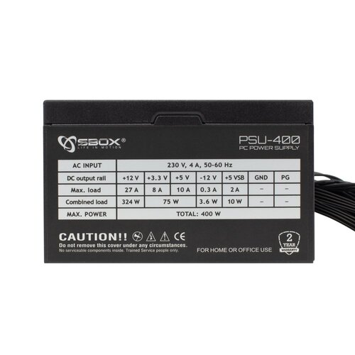 SBOX PCC-12 | Micro-ATX PC Case | Inclusief 500W PSU | USB 3.0 | Behuizing