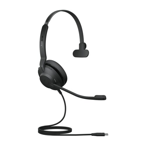 Jabra Evolve2 30 UC | Mono Bedrade On-Ear Headset USB-C | Zwart | OPEN BOX (refurbished)