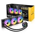 Antec Vortex Lum 360mm ARGB | All-in-One CPU Waterkoeler | Zwart