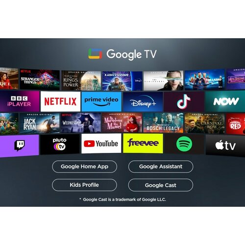 TCL 55T8C | 55" 4K Ultra HD QLED Smart TV | 120Hz | Google TV + Wifi | Dolby Vision & HDR10+ | HDMI 2.1 (2025)