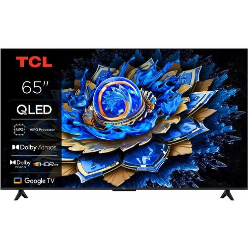 TCL 65T69C | 65" 4K Ultra HD QLED Smart TV | 60Hz | Google TV + Wifi | Dolby Vision | HDMI 2.1 (2025)