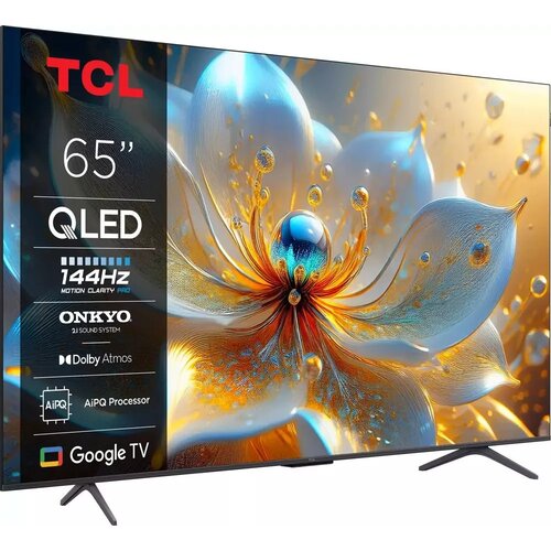 TCL 65T8C | 65" 4K Ultra HD QLED Smart TV | 120Hz | Google TV + Wifi | Dolby Vision | HDMI 2.1 (2025)