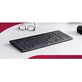 Cherry CHERRY Stream Wireless | RF en USB | QWERTY US International | Zwart