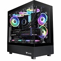Thermaltake View 270 Plus TG ARGB | Mid Tower Case | Zwart (CA-1Y7-00M1WN-01) | OPEN BOX (refurbished)
