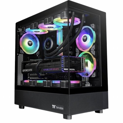 Thermaltake View 270 Plus TG ARGB | Mid Tower Case | Zwart (CA-1Y7-00M1WN-01) | OPEN BOX (refurbished)