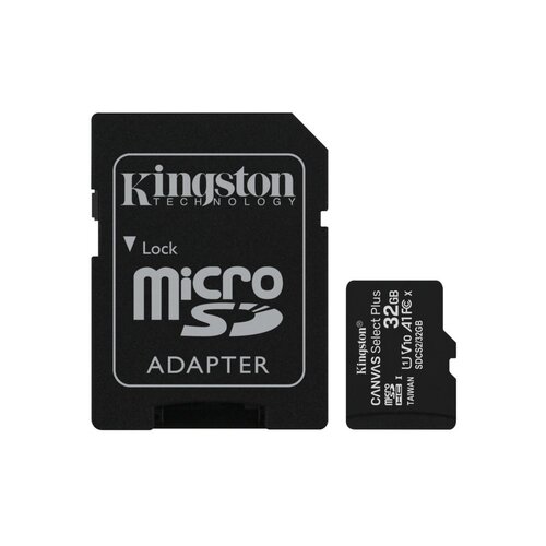 Kingston Canvas Select Plus | MicroSDHC | 32GB | Class 10 | UHS-I U1
