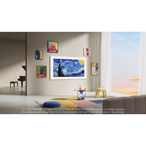 TCL NXTFRAME 65A300W | 65" 4K Ultra HD QLED Smart TV | Google TV | Dolby Vision | 120Hz