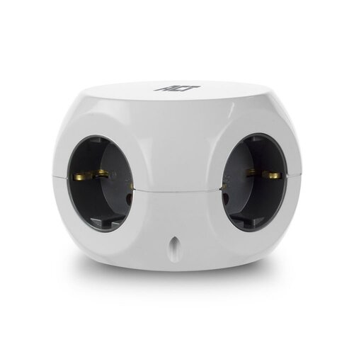 ACT AC2415 | Stekkerdoos | 3 Stopcontacten | 1,5 m | Binnen | Wit