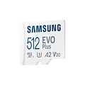 Samsung EVO Plus | MicroSDXC | 512GB | Class 10 | UHS-I U3 | V30 | A2 | Tot 160MB/s | Inclusief adapter