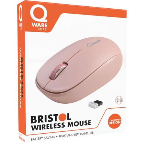 QWare QWARE Wireless Mouse Bristol Roze