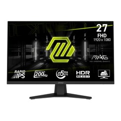 MAG 274F | 27" | Full HD IPS | 200 Hz | DisplayPort | HDMI | Gaming Monitor | Zwart