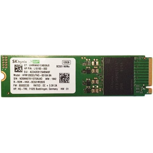 OEM | 128GB NVMe SSD | M.2 | PULLED (refurbished)