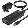 ACT AC6315 | USB 3.2 Gen 1 Hub | Type-A | 5 Gbit/s | Zwart