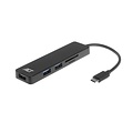 ACT AC6405 | USB 3.2 Gen 1 Hub | Type-C | 5 Gbit/s | Zwart