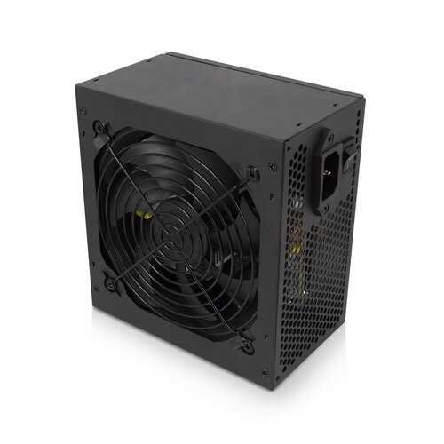 Eminent EM3908 | 600 Watt ATX Voeding | 20+4 pins | Actieve koeling | Zwart