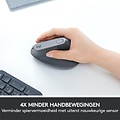 Logitech  MX Vertical | Draadloze Ergonomische Muis | Rechtshandig | RF + Bluetooth + USB-C | 4000 DPI suggestie | Grafiet
