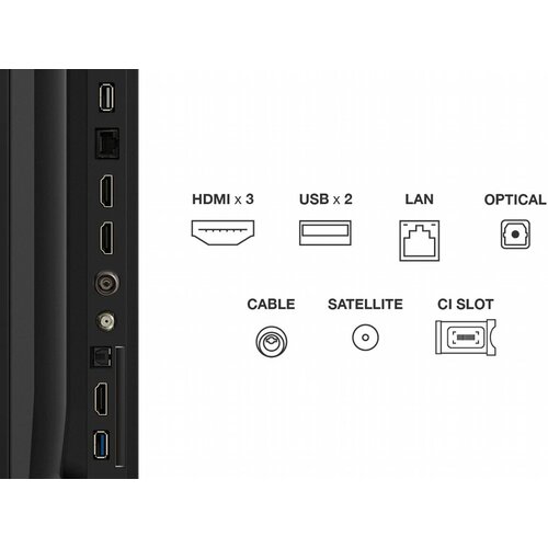 TCL 75V6C | 75" 4K Ultra HD DLED | Google TV | Dolby Vision | 60Hz | HDMI 2.1 | Smart TV