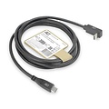 ACT AC7472 | USB 3.2 Gen 2 Kabel | USB-C (recht) naar USB-C (haaks boven/beneden) | 60W | 10Gbps | 2m | Zwart