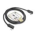ACT AC7482 | USB 3.2 Gen 2 Kabel | USB-C (haaks links/rechts) naar USB-C (haaks boven/beneden) | 60W | 10Gbps | 2m | Zwart