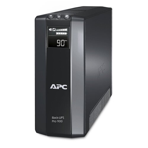 APC Back-UPS Pro BR900G-GR | 900 VA UPS met LCD-scherm | 5 Aansluitingen | AVR Technologie | Geavanceerde Bescherming tegen Spanningstoringen