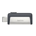 Sandisk SanDisk Ganda UltraType | 256GB USB-C 3.2 & USB-A 3.2 Flash Drive | Zilver