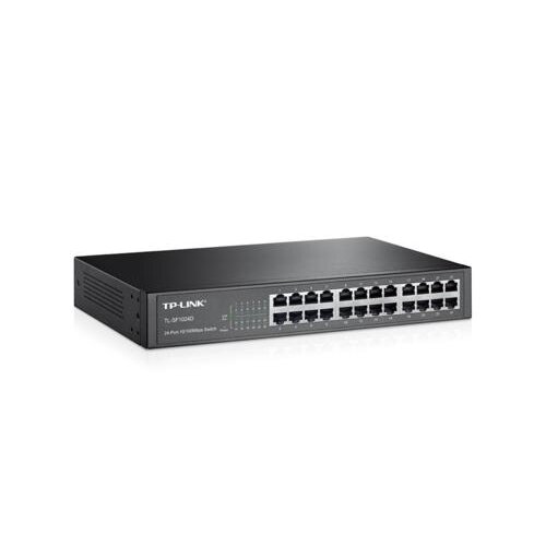 TP-Link TL-SF1024D | 24-poorts 10/100Mbps Unmanaged Switch | Auto MDI/MDIX | Energie-efficiënt | Rack-monteerbaar | Returned (refurbished)