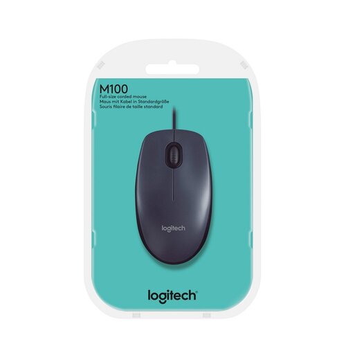 Logitech M100 | Bedrade USB Muis | Zwart