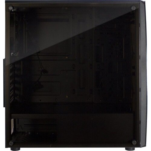 Inter-Tech Thunder Blue Light | Midi Tower Case | Zwart | RENEWED (refurbished)