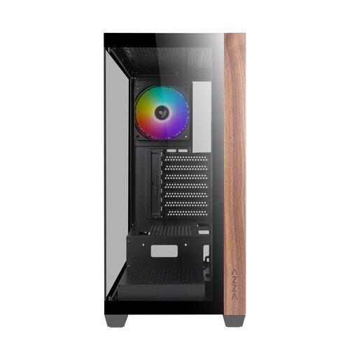 Azza Case  Neptun 491 | Midi Tower | RGB | Zwart en Hout