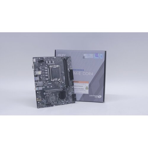 MSI PRO H610M-E | Socket LGA 1700 | Intel H610 | 2xDDR4 | Micro-ATX | Moederbord | 2e Kans (refurbished)