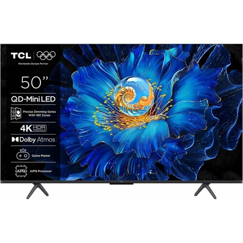 TCL 50C6KS | 50" 4K Ultra HD Mini LED Smart TV | Google TV | Dolby Vision | 60Hz (2025)