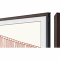 Samsung Lijst voor 85"  The Frame TV | Modern Walnoothout