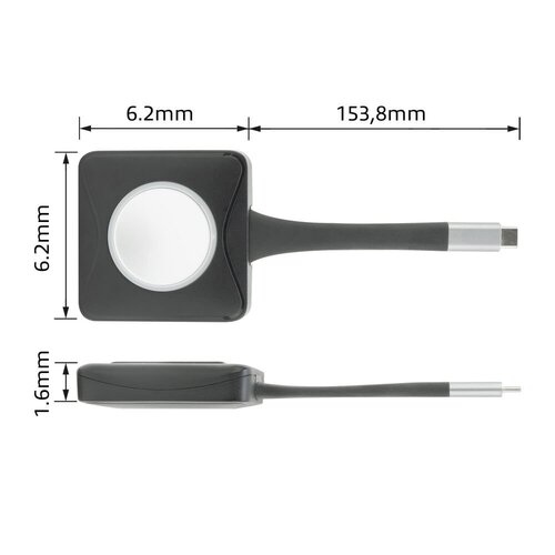 ACT Aero 4K Presentator Knop (AC7961) | USB-C | 4K | Draadloos | Tot 20m | Plug and Play