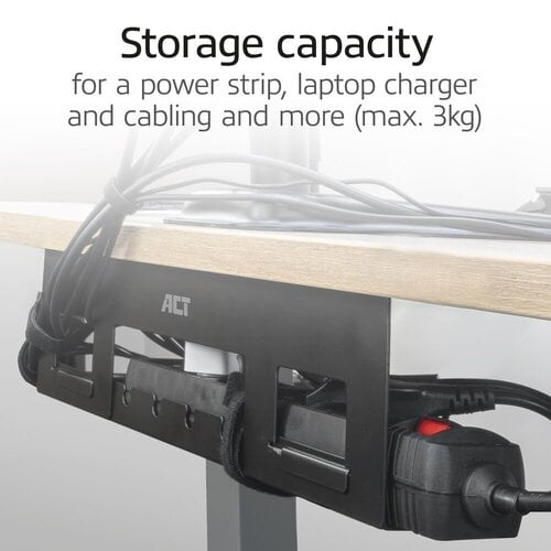 ACT Kabelgoot voor onder bureau | 40 cm | Staal