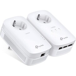 TL-PA8033P KIT | Powerline Adapter Set | 1300 Mbps | 3x Gigabit Ethernet | Met Stopcontact | Wit