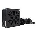 SBOX Voeding | 400W | 120 mm Fan | 140 mm Lengte | 24-pin + 4/8-pin CPU | 3× SATA | PCI-E 6-pin | Molex | Zwart Metaal | RETAIL