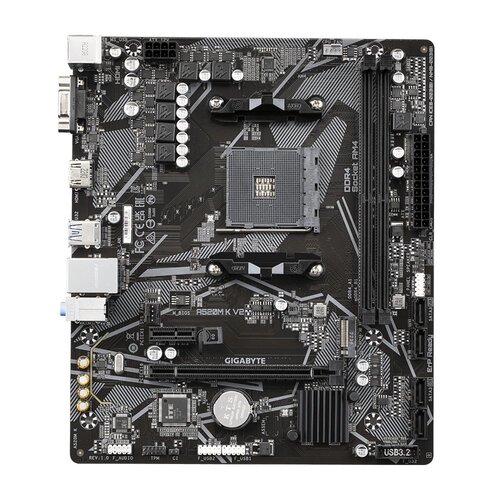 Gigabyte A520M-K V2 | Socket AM4 | AMD A520 | 2xDDR4 | Micro-ATX | Moederbord | Open Box (refurbished)