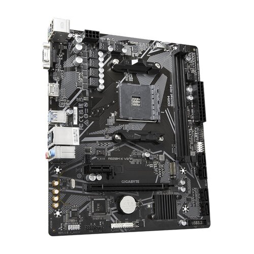 Gigabyte A520M-K V2 | Socket AM4 | AMD A520 | 2xDDR4 | Micro-ATX | Moederbord | Open Box (refurbished)